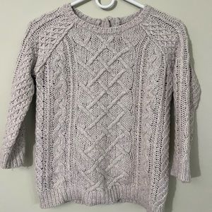 LOFT  gray sweater